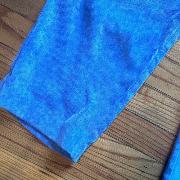 Alfred Dunner Quilted Full Zip Sweater Vest and Pants Set Light Blue Floral - Picture 4 of 10